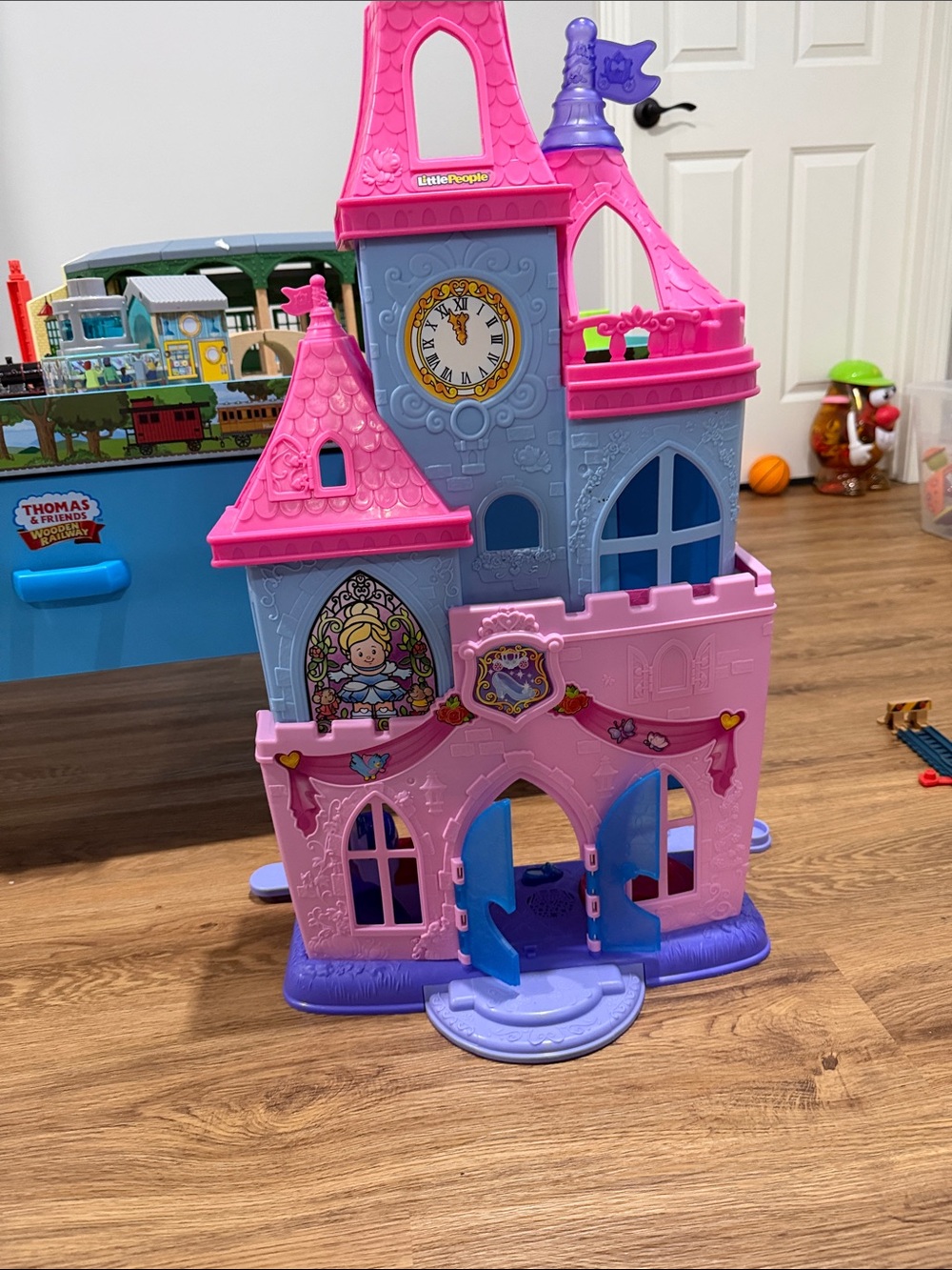 Little people Pink & Purple Princess Castle Playset